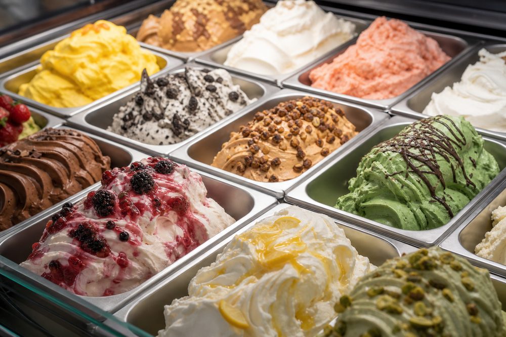 River Bend Gelato shop front on Main Street